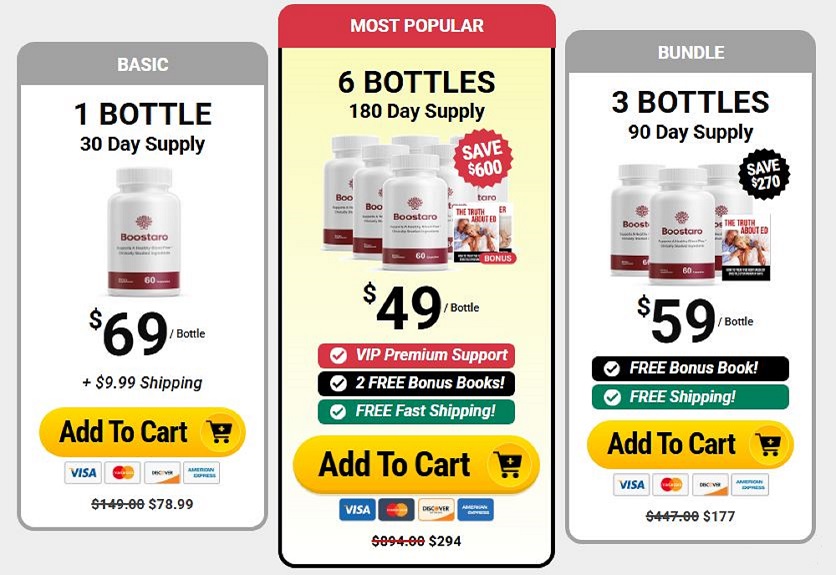 Boostaro Male Enhancement Capsules