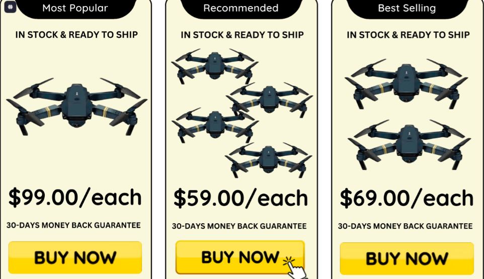 Black Falcon 4K Drone Price
