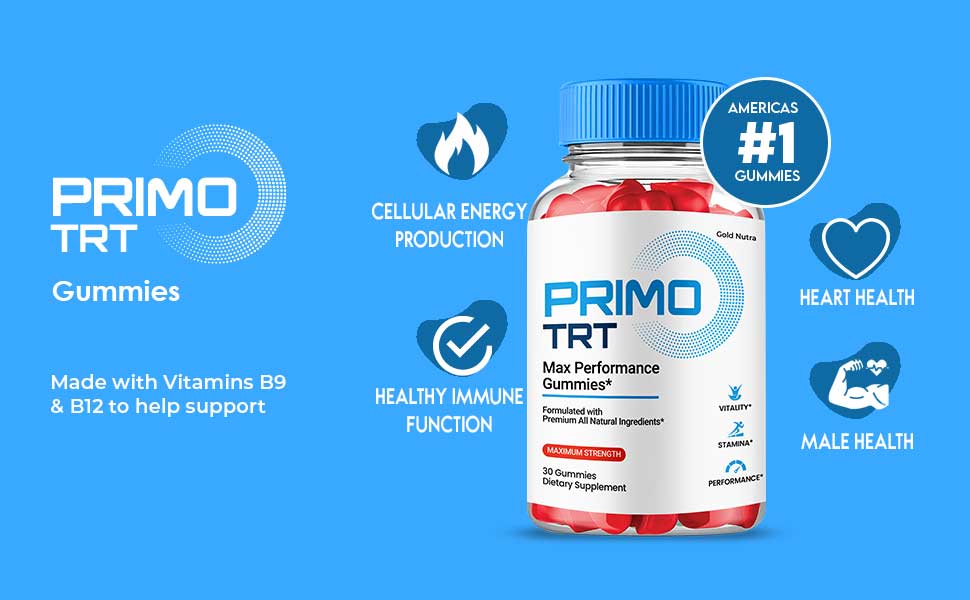 Primo TRT Gummies Benefits
