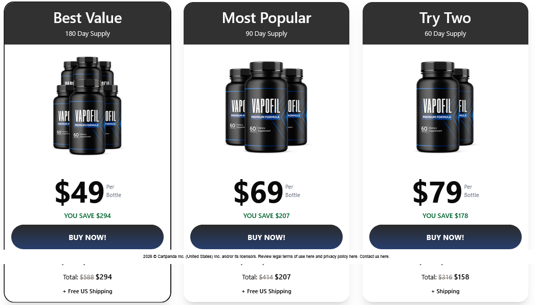 VapoFil Capsules Price