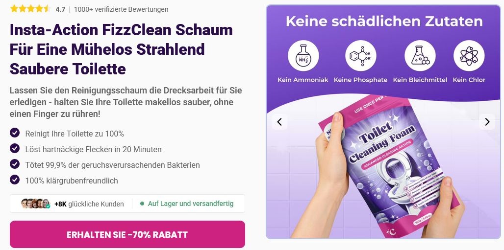 FizzClean Toilettenreiniger