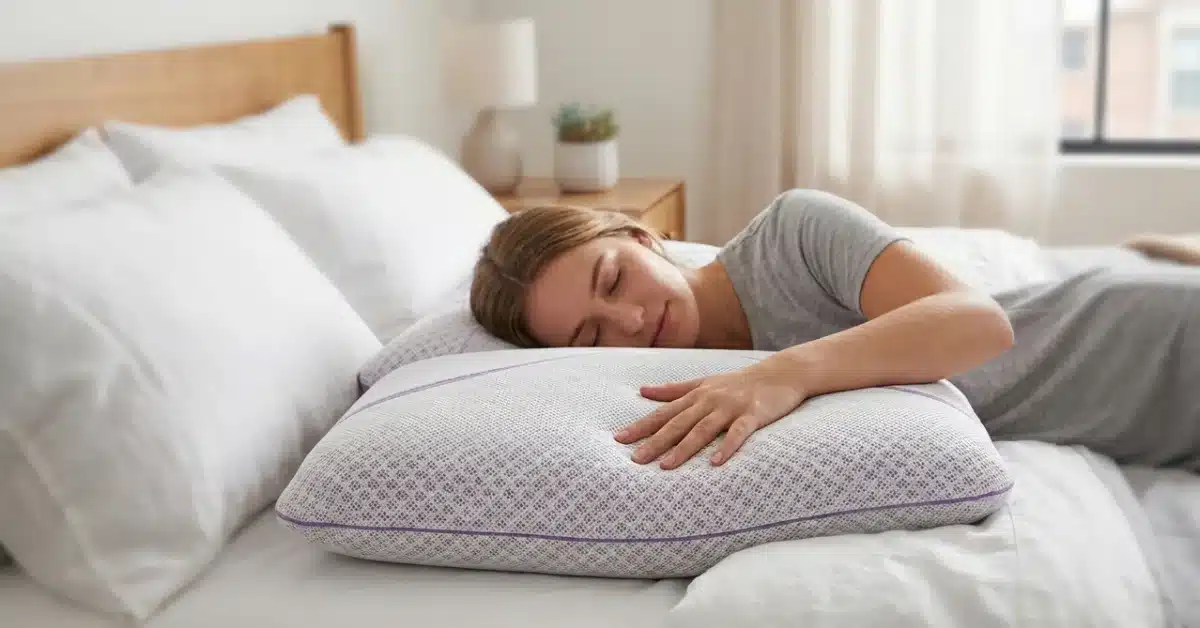 Purple Harmony Pillow 1