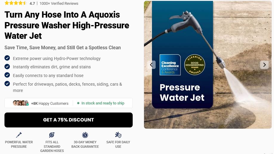 Aquoxis Pressure Washer