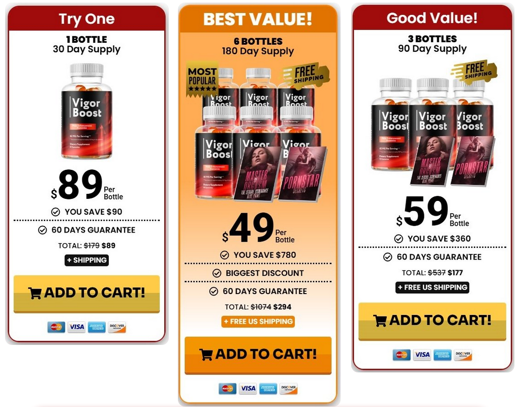 Vigor Boost Price
