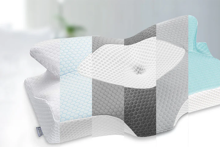 Elviros Cervical Memory Foam Pillow 4