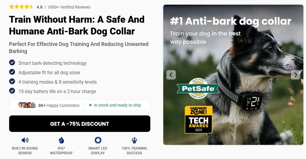 NooBark Anti-Bark Collar 1