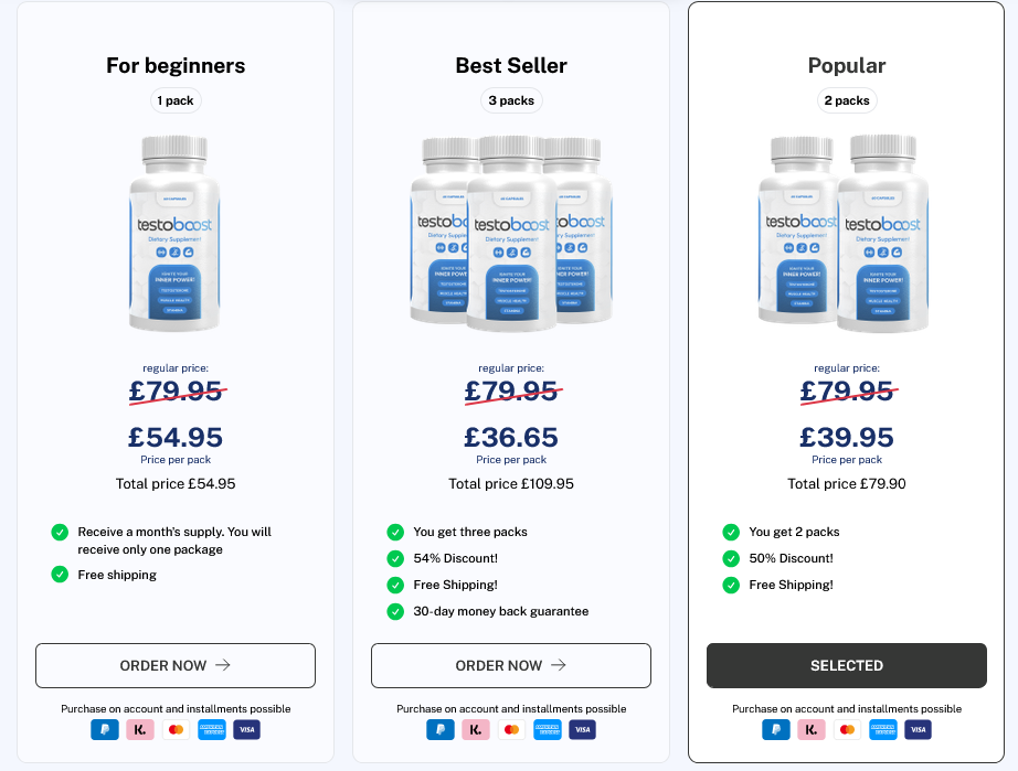 TestoBoost Price